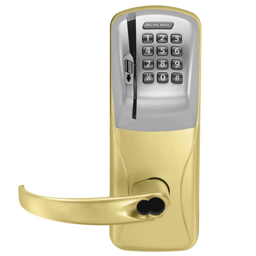 Electric Mortise Lock Satin Brass