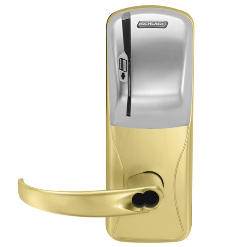 Electric Mortise Lock Satin Brass