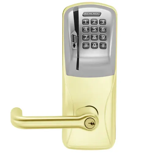 Electric Mortise Lock Bright Brass