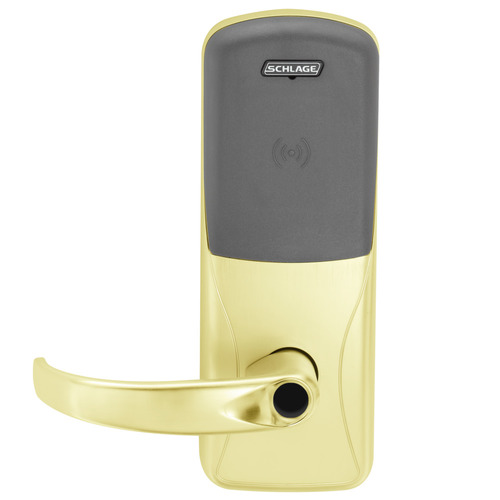 Electric Mortise Lock Bright Brass