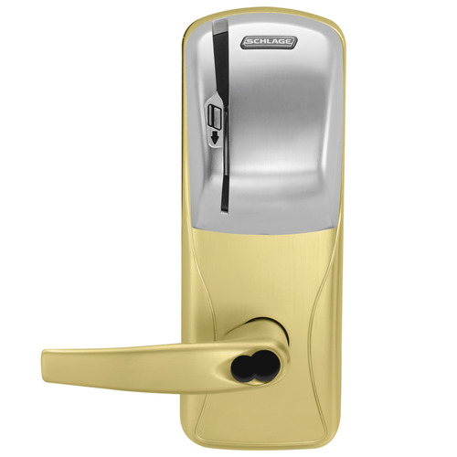 Electric Mortise Lock Satin Brass