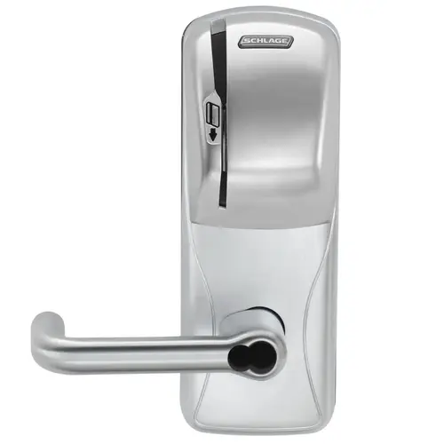 Electric Cylindrical Lock Satin Chrome