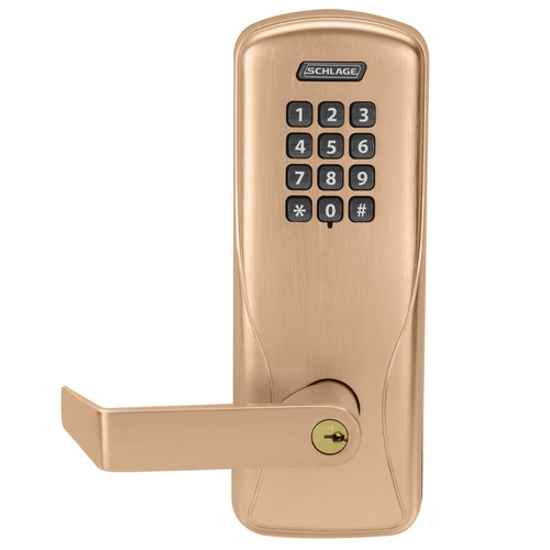 Electric Cylindrical Lock Satin Bronze Clear Coated