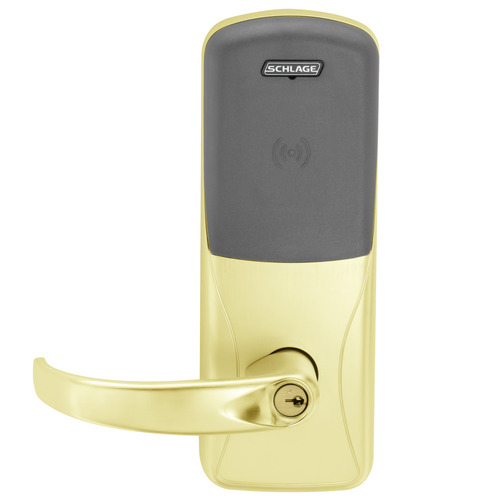 Electric Mortise Lock Bright Brass