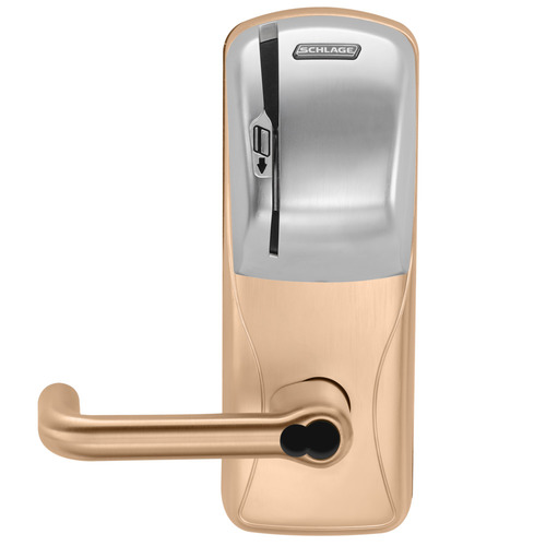 Electric Mortise Lock Satin Bronze Clear Coated