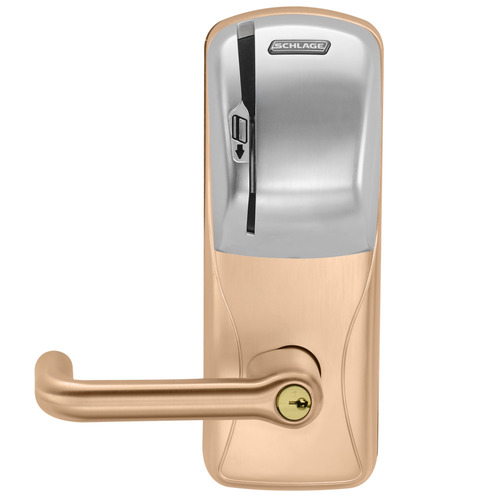 Electric Mortise Lock Satin Bronze Clear Coated