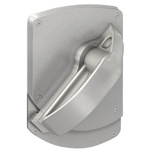 Grade 1 Exit Lock, High Security Ligature Resistant Trim, Non-Keyed, Satin Stainless Steel Finish, Right Hand Satin Stainless Steel