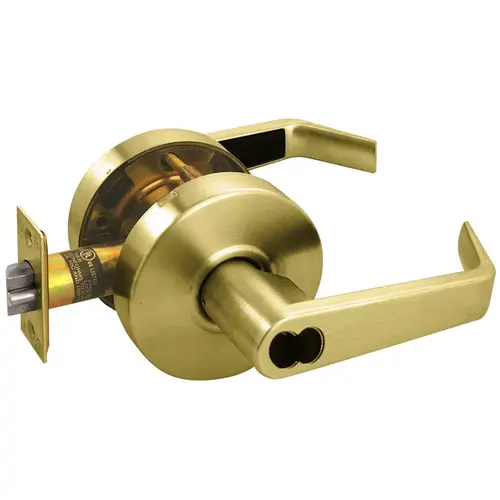 Cylindrical Lock Satin Brass