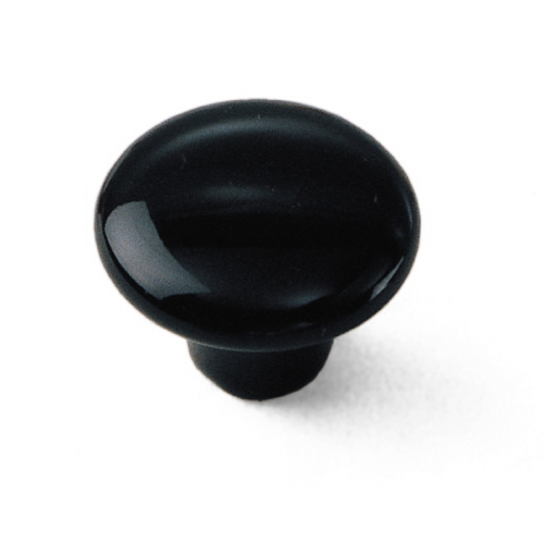 1 1/2" Ceramic Knob -Black