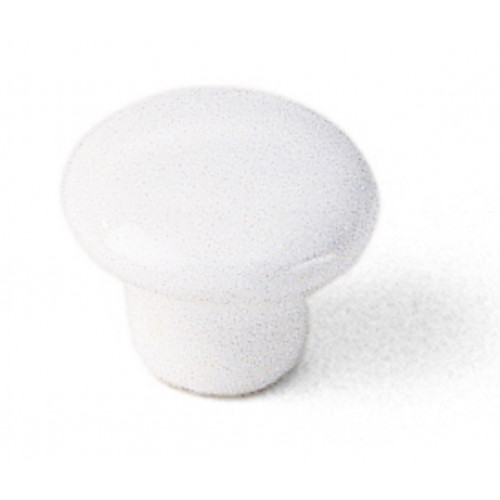 Laurey 02842 1" Ceramic Knob - White
