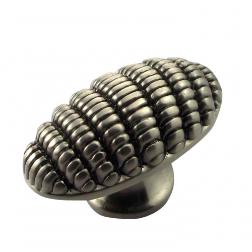 Honeycomb Egg Knob - Satin Nickel Antique