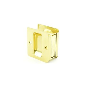 Trimco 1064605 1064 Pocket Door Pull, Bright Polished Brass