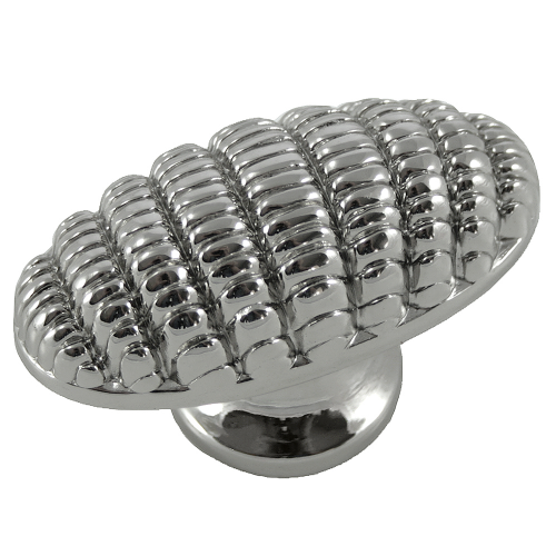 1 1/2" Quilted Egg - Polished Nickel