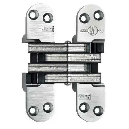 SOSS 2184 Model 218 Invisible Hinge, Satin Brass