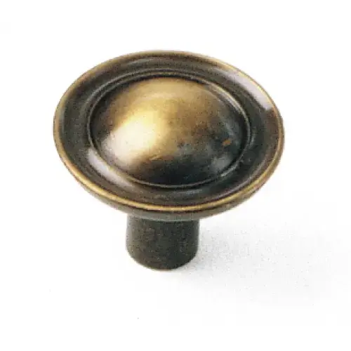 1" Classic Traditions Ambassador Knob - Antique Brass