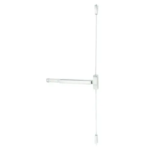 Stanley Precision 22086303 3' Apex Surface Vertical Rod Wide Style Exit Device for Keyed Lever Satin Stainless Steel Finish