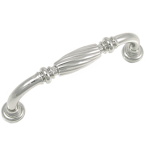 3" Pull - French Twist - Polished Nickel