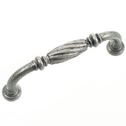 3" Pull - French Twist - Distressed Pewter