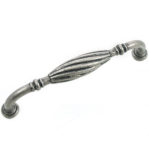 MNG 84164 5" Pull - French Twist - Distressed Pewter