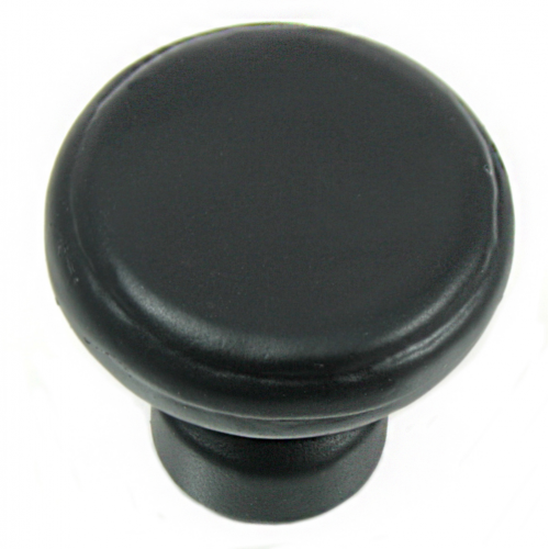 1" dia. Button Knob - Riverstone - Matte Black