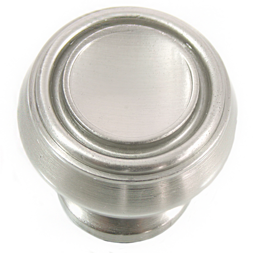 MNG 85028 1 1/4" Knob - Balance - Satin Nickel