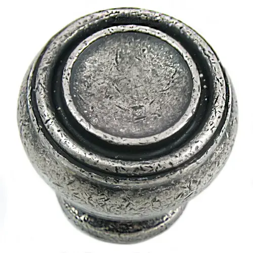 1 1/4" Knob - Balance - Distressed Pewter