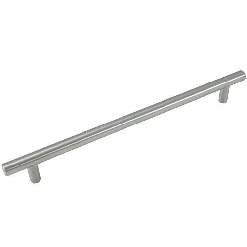 224mm - 10 3/4" Overall - Builders Steel Plated T-Bar Pull -Polsihed Chrome