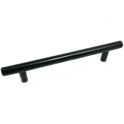 Steel T-Bar Pull - Matte Black - 128mm