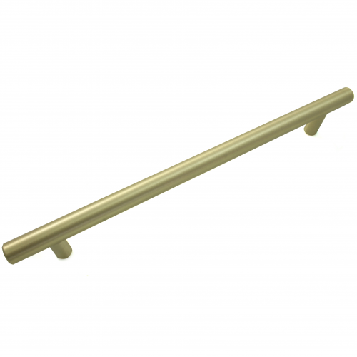 Steel T-Bar Pull - Satin Brass - 192mm c/c