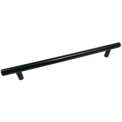 Steel T-Bar Pull - Matte Black - 192mm