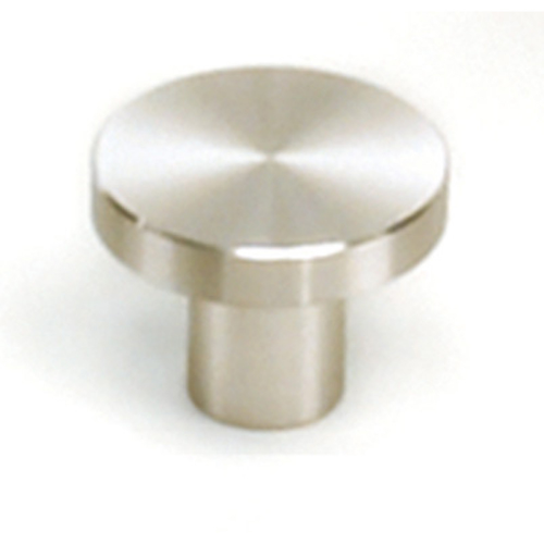 Melrose Stainless Steel Small Flat Top Knob - 1 1/4"