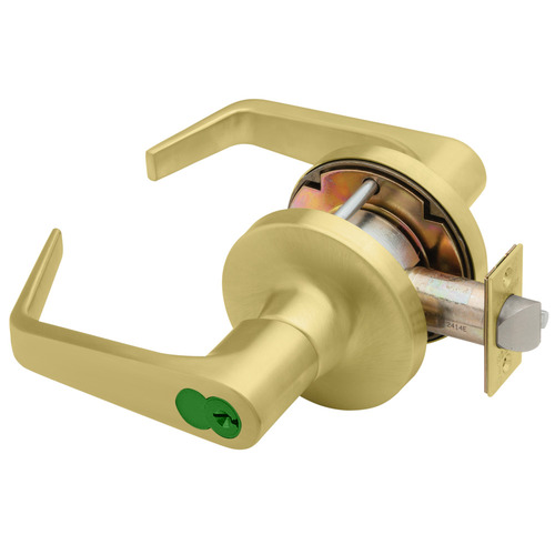 Lock Cylindrical Lock Satin Brass