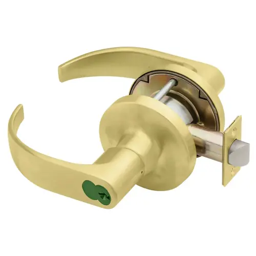 Lock Cylindrical Lock Satin Brass