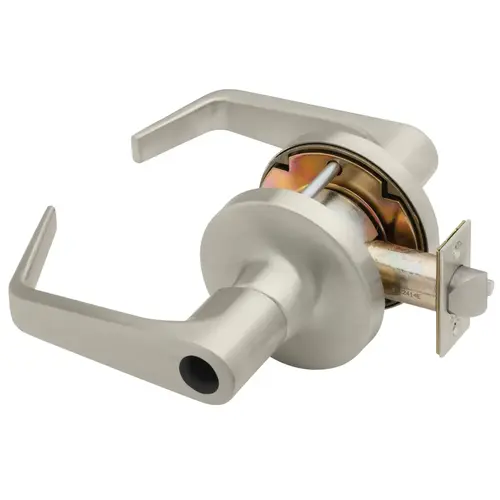 Lock Cylindrical Lock Satin Nickel Plated Clear Coated