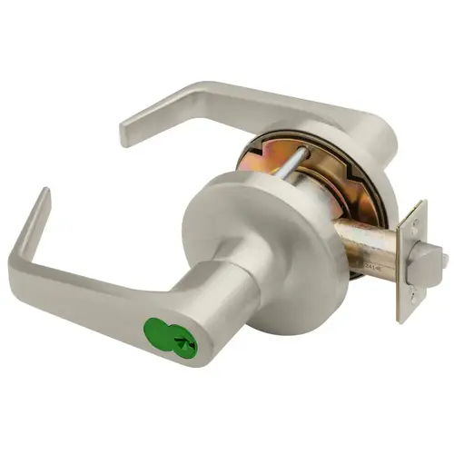 Lock Cylindrical Lock Satin Nickel Plated Clear Coated