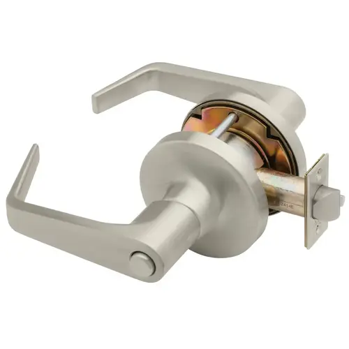 Lock Cylindrical Lock Satin Nickel Plated Clear Coated