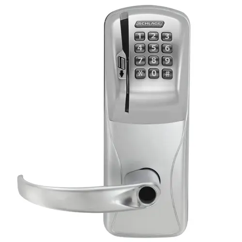 Electric Cylindrical Lock Satin Chrome