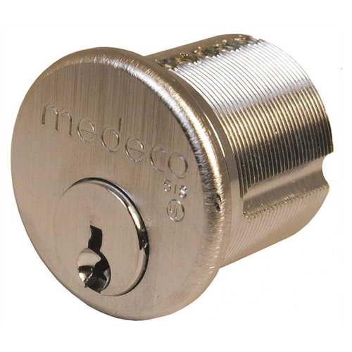 HIGH SEC MORTISE CYLINDER 1-1/8" COMMERCIAL KEYWAY D CHRM