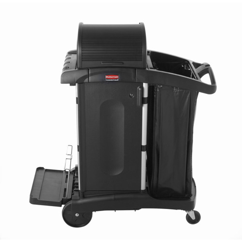 Rubbermaid FG9T7500BLA HIGH SECURITY JANITOR CART