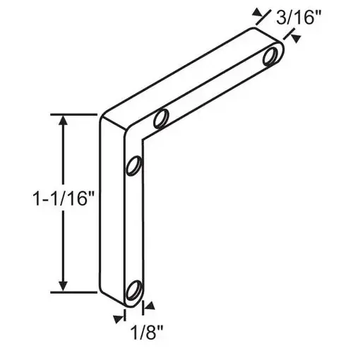 CORNER ANGLE-PLASTIC - pack of 20