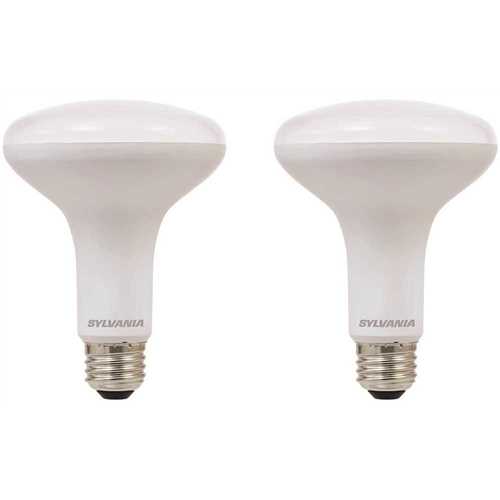 65-Watt Equivalent BR30 Dimmable LightSHIELD Germicidal 5000K Daylight White LED Light Bulbs - Pair