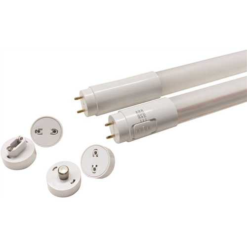 75-Watt Equivalent 8 ft. Linear T8 Selectable CCT LED Tube Light Bulb - pack of 12