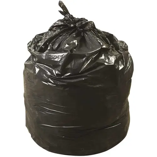 REVOLUTION BAG PC58200BK 38 in. x 58 in. 1.75 mil 60 Gal. Black Low-Density Trash Bags - pack of 100