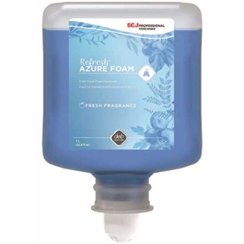 SC Johnson Professional AZU1LO Refresh Azure Foam Hand Soap 1 l Orange Tip Cartridge Blue - pack of 6