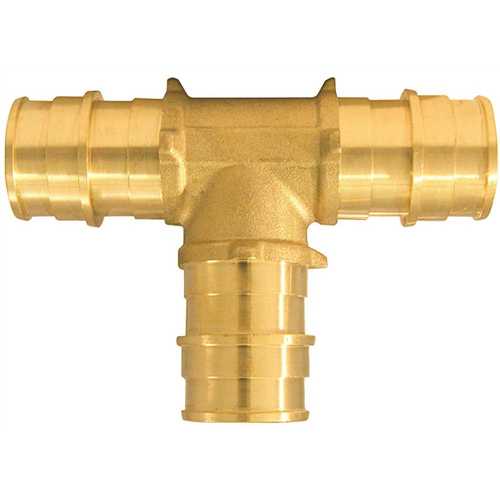 Apollo EPXT345PK 3/4 in. Brass PEXA Expansion Barb Tee