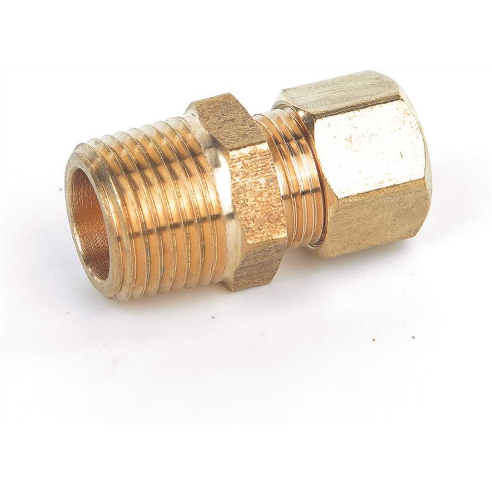 Crown Bolt 858118 Everbilt 3/8 in. Comp x 1/2 in. MIP LF Brass - pack of 10