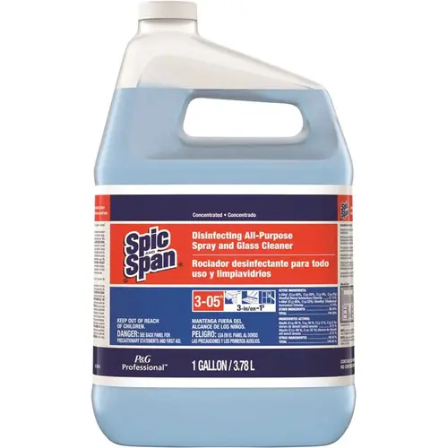 Spic and Span 003700032538 1 Gal. Open Loop Concentrate Disinfecting All-Purpose Spray and Glass Cleaner with Spray Bottle Dark Blue