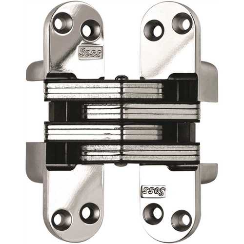 1-1/8 in. x 4-5/8 in. Bright Chrome Invisible Hinge