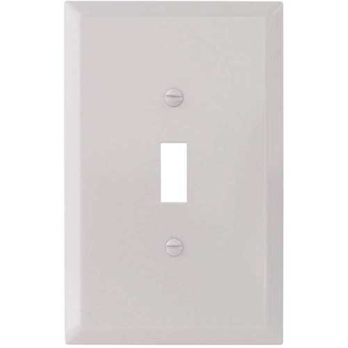 Titan3 Technology TPMSJW-T-XCP20 White Smooth 1-Gang Toggle Jumbo Metal Wall Plate - pack of 20