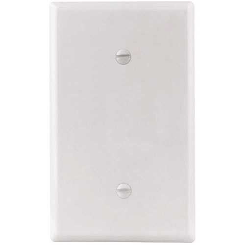 Titan3 Technology TPMSSW-B-XCP25 White Smooth 1-Gang Blank Standard Metal Wall Plate - pack of 25